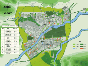 洛陽市近期建設規(guī)劃-綠化用地規(guī)劃圖